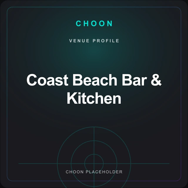 Coast Beach Bar & Kitchen venue image