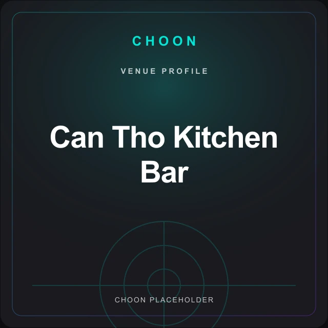 Can Tho Kitchen Bar venue image