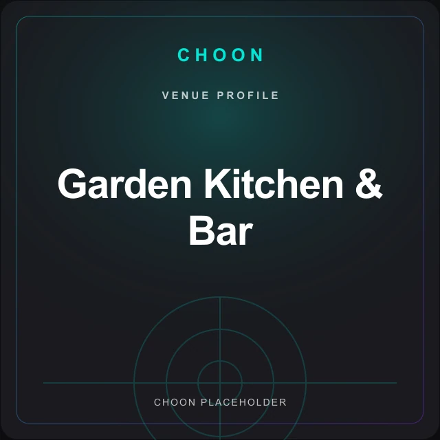 Garden Kitchen & Bar venue image