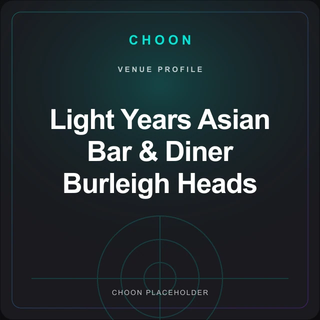 Light Years Asian Bar & Diner Burleigh Heads venue image